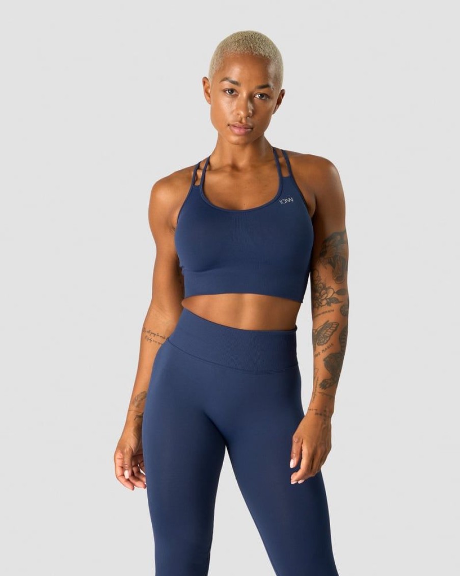 Naiset ICIW Urheiluliivit | Define Seamless Sports Bra Navy