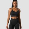 Naiset ICIW Urheiluliivit | Ribbed Define Seamless Sports Bra Black