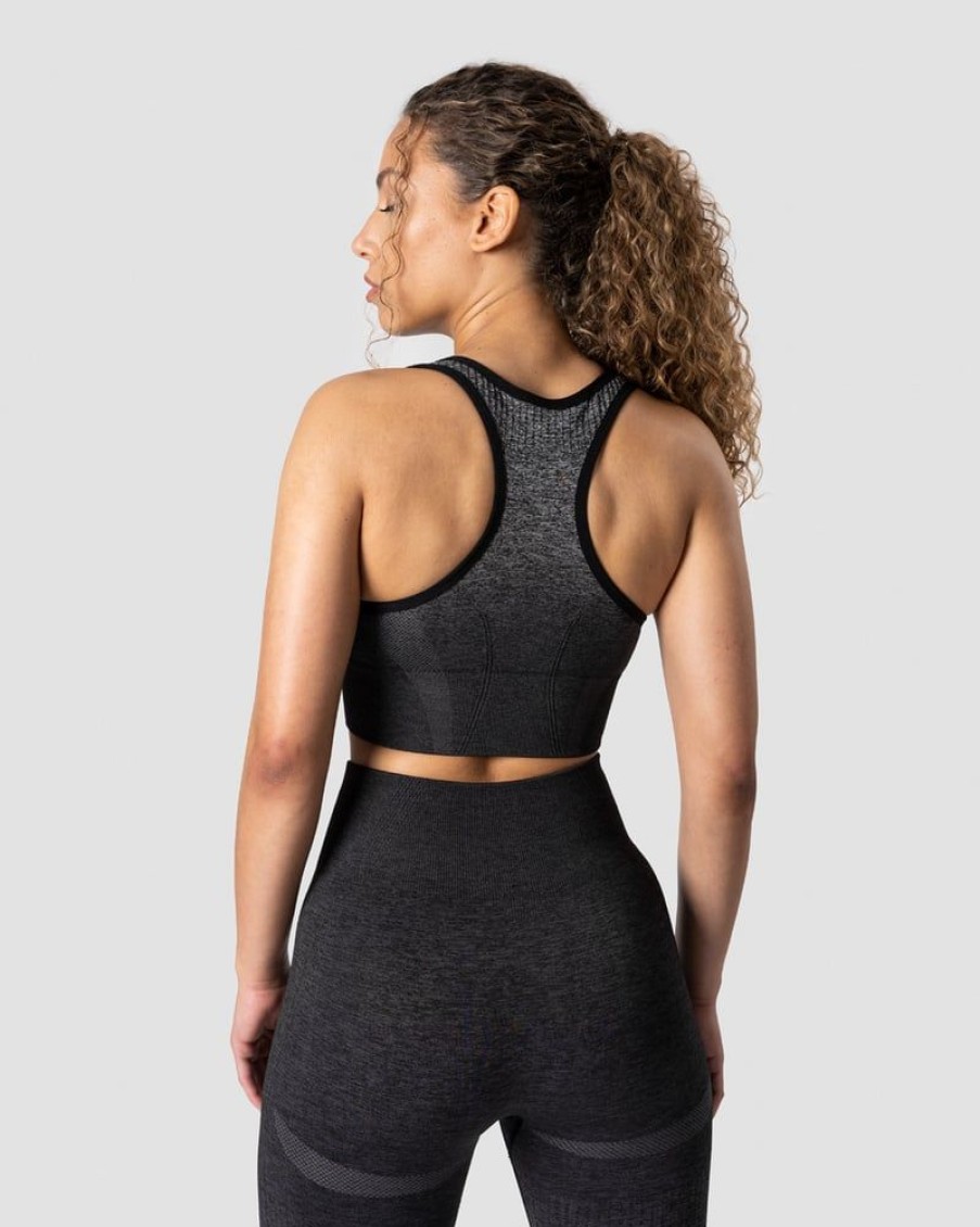 Naiset ICIW Urheiluliivit | Ombre Seamless Sports Bra Graphite Melange