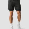 Miehet ICIW Shortsit | Stride 2-In-1 Shorts Men Black