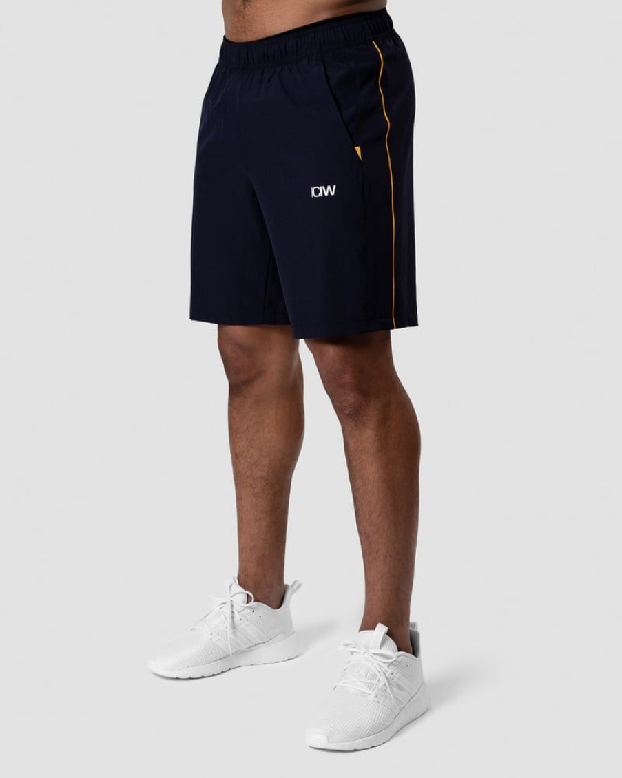 Miehet ICIW Shortsit | Training Stripe Shorts Navy Men