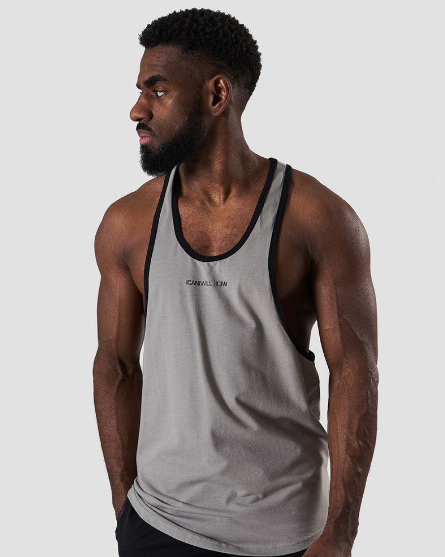 Miehet ICIW Topit | Muscle Tank Top Grey Men