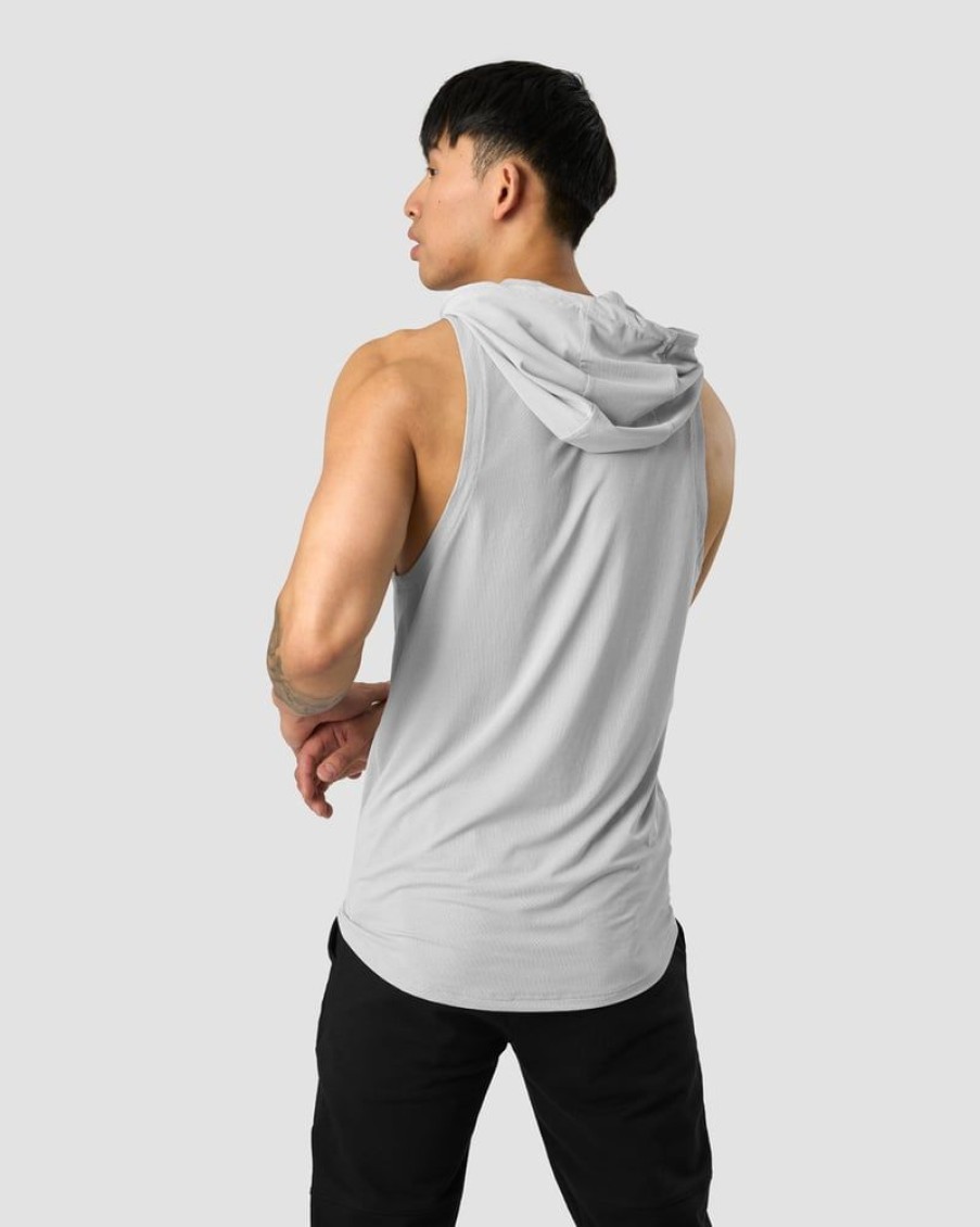 Miehet ICIW T-Paidat | Stride Sleeveless T-Shirt Hoodie Men Grey