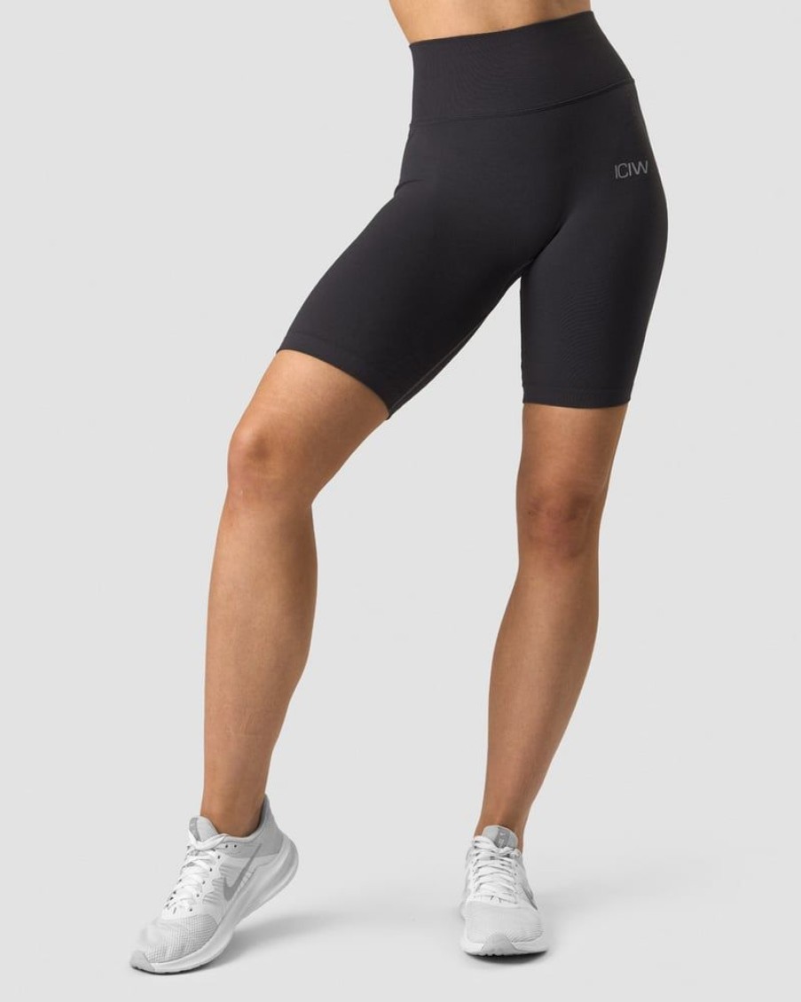 Naiset ICIW Seamless | Scrunch Seamless Biker Shorts Graphite