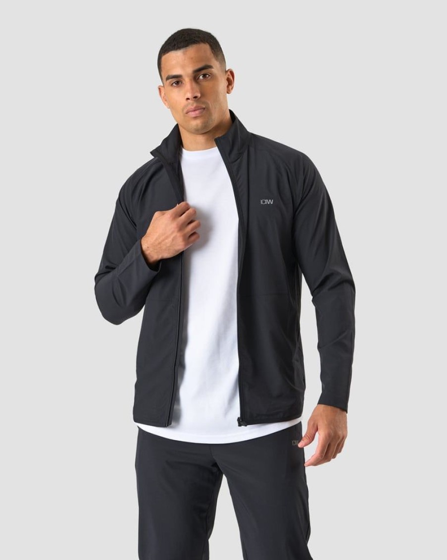 Miehet ICIW Pitkahihaiset Paidat | Game Zip Jacket Black