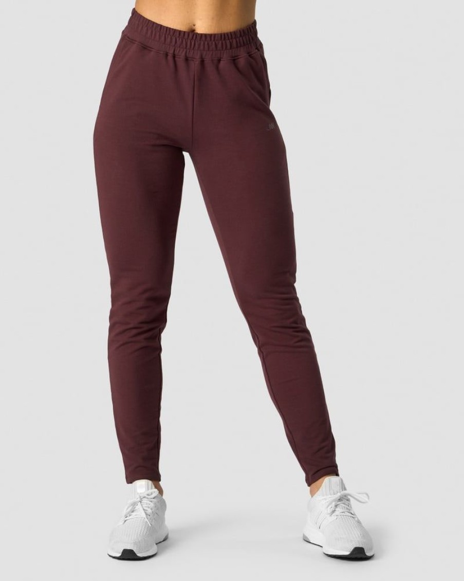 Naiset ICIW Housut | Stride Sweatpants Wmn Burgundy