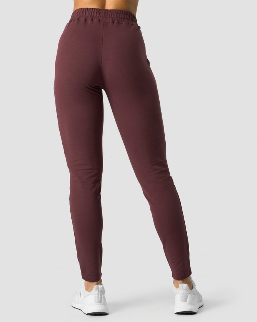 Naiset ICIW Housut | Stride Sweatpants Wmn Burgundy