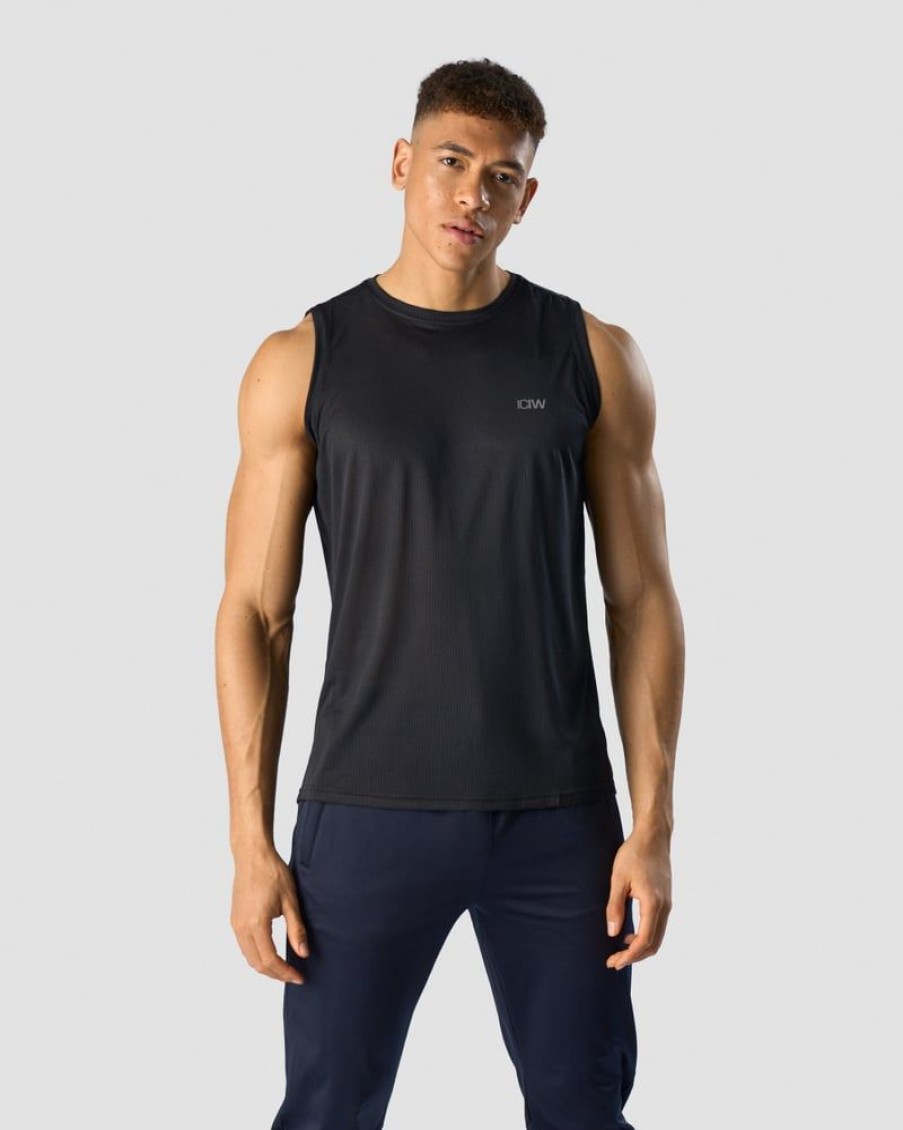 Miehet ICIW Topit | Ultimate Training Tank Men Black