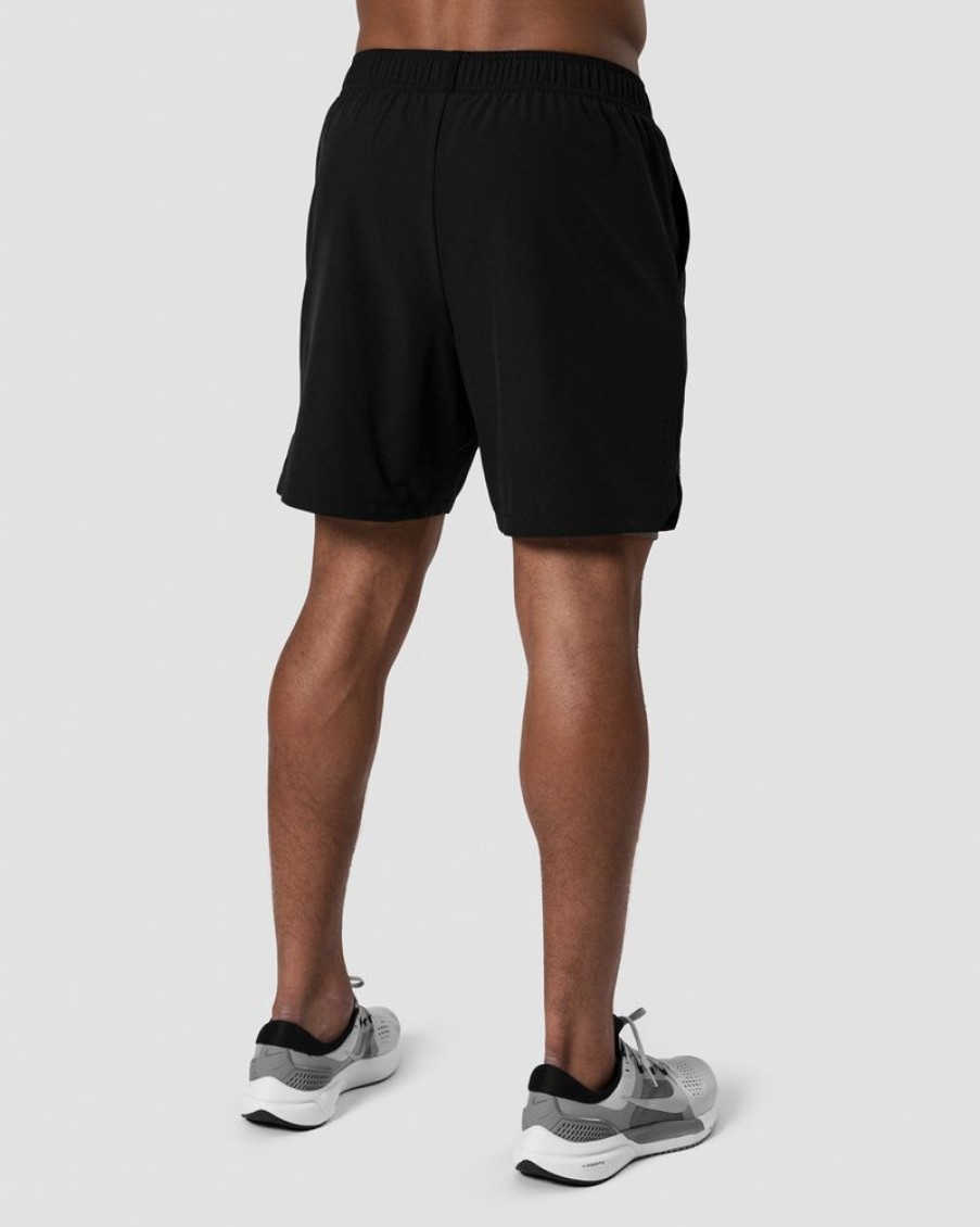 Miehet ICIW Shortsit | Training 2-In-1 Shorts Black/Grey Men