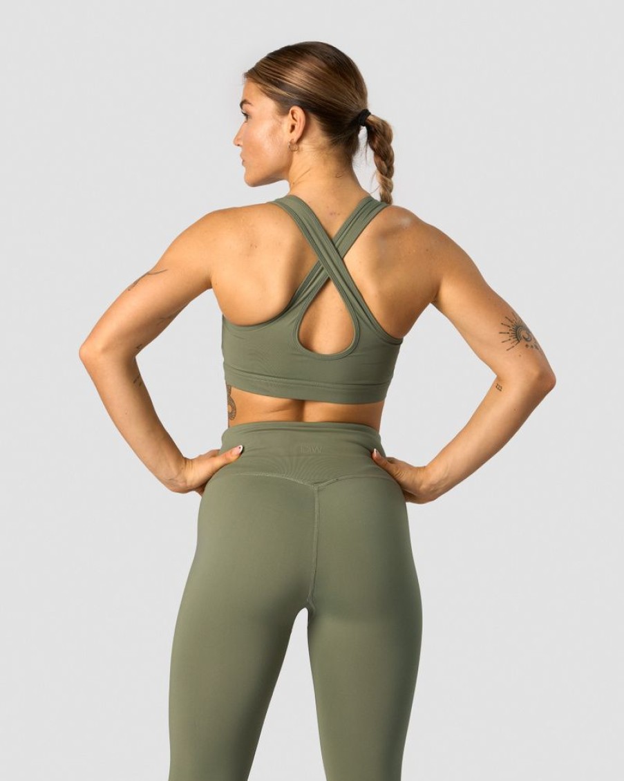 Naiset ICIW Urheiluliivit | Classic Sports Bra Dk Dusty Green