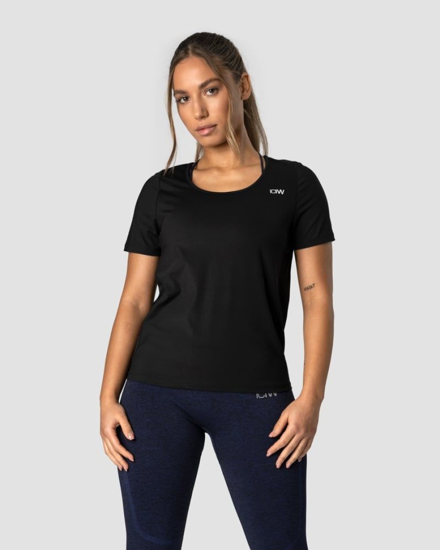 Naiset ICIW T-Paidat | Everyday Tech T-Shirt Wmn Black