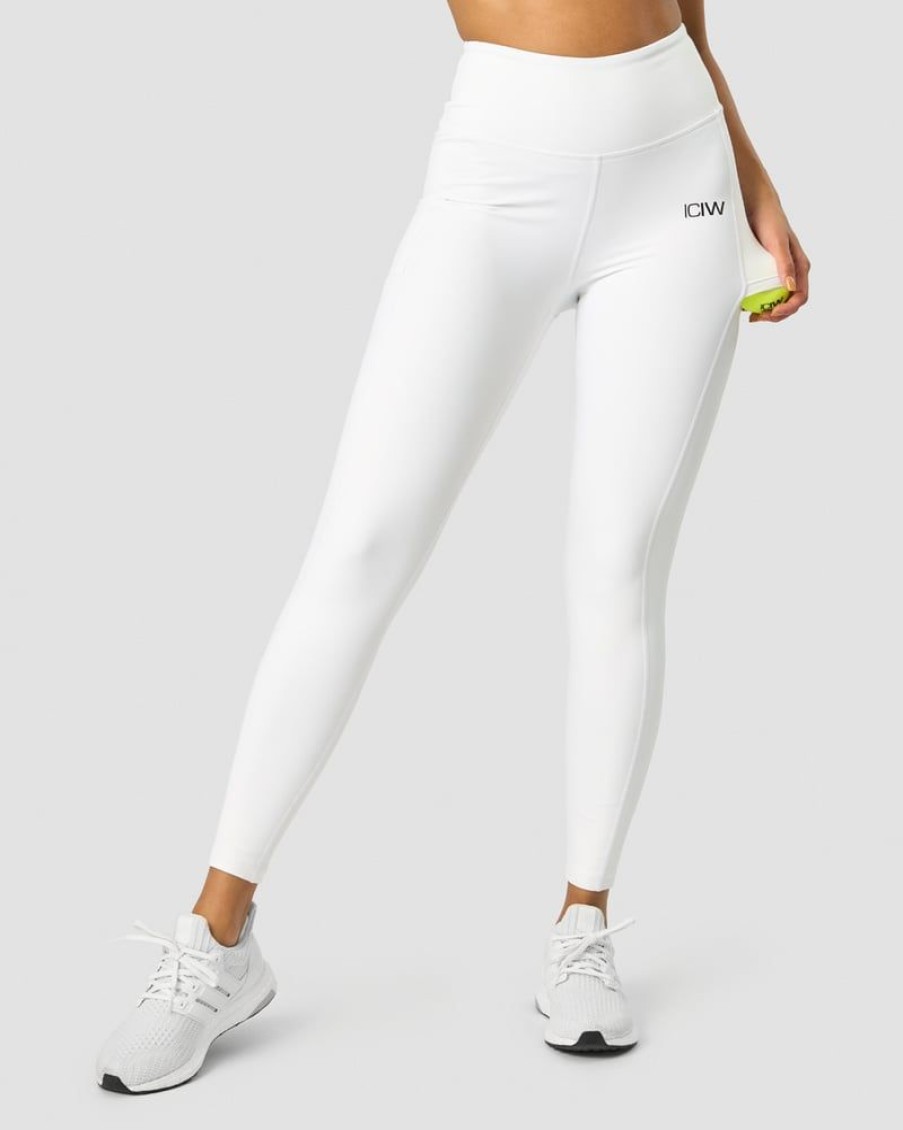 Naiset ICIW Trikoot & Leggingsit | Training Tights White