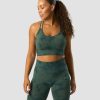 Naiset ICIW Urheiluliivit | Define Seamless Tie Dye Sports Bra Dark Green