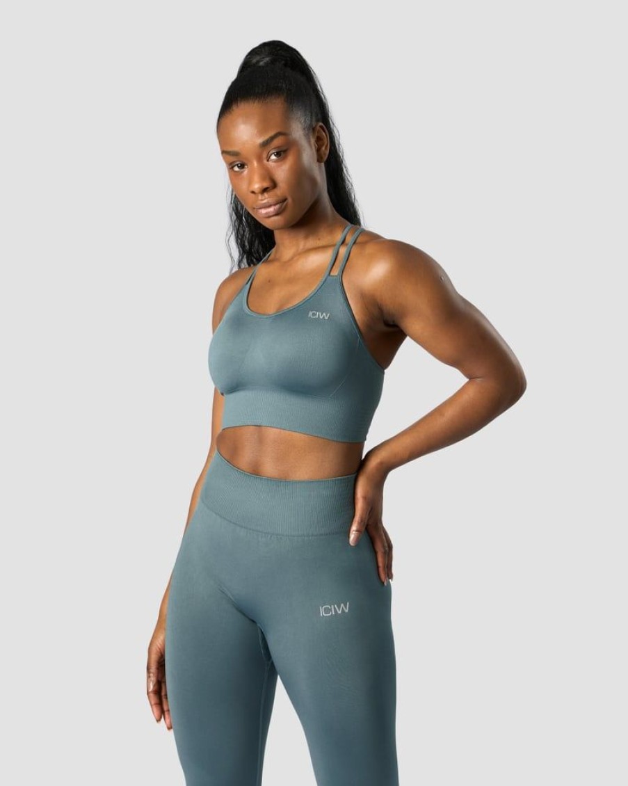 Naiset ICIW Urheiluliivit | Define Seamless Sports Bra Jungle Green