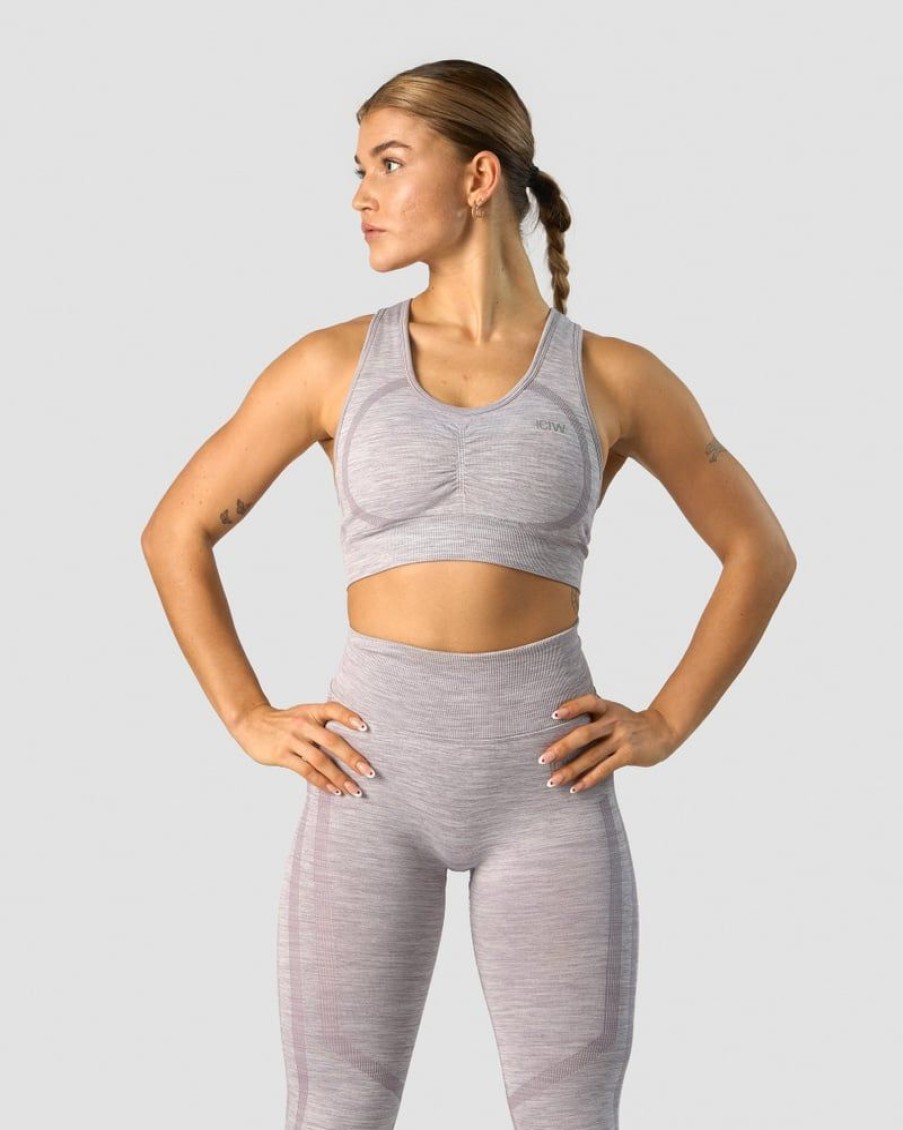 Naiset ICIW Urheiluliivit | Rush Seamless Sports Bra Lavender Melange