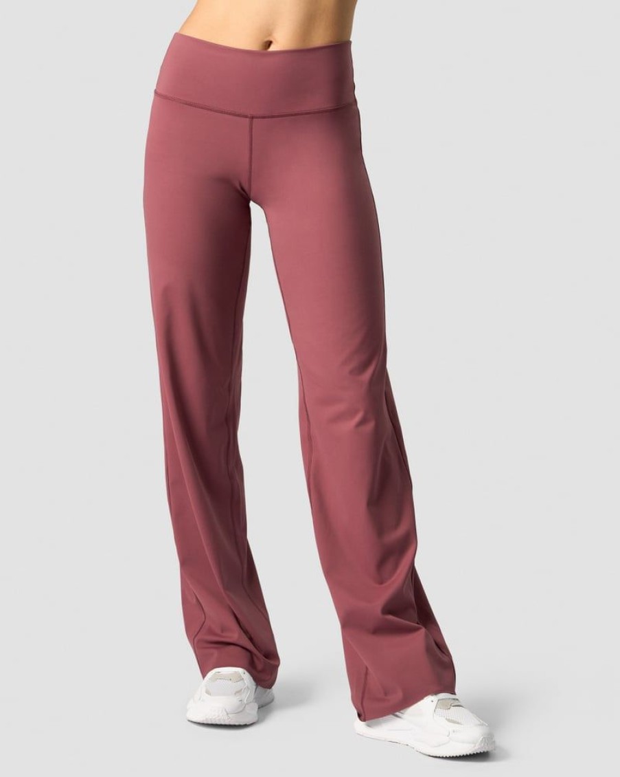 Naiset ICIW Housut | Nimble Straight Leg Pants Wild Berry