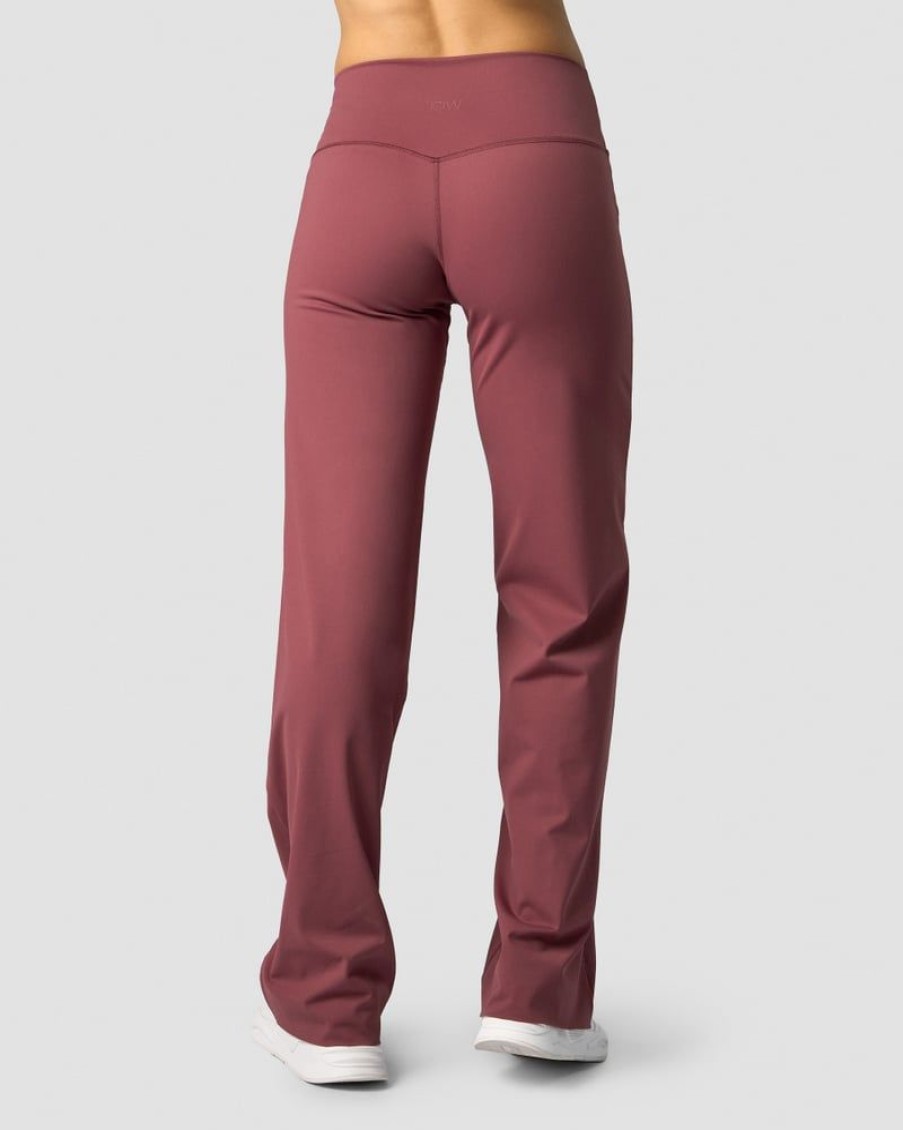 Naiset ICIW Housut | Nimble Straight Leg Pants Wild Berry