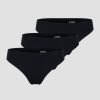 Naiset ICIW Alusvaatteet | Soft Thong 3-Pack Black