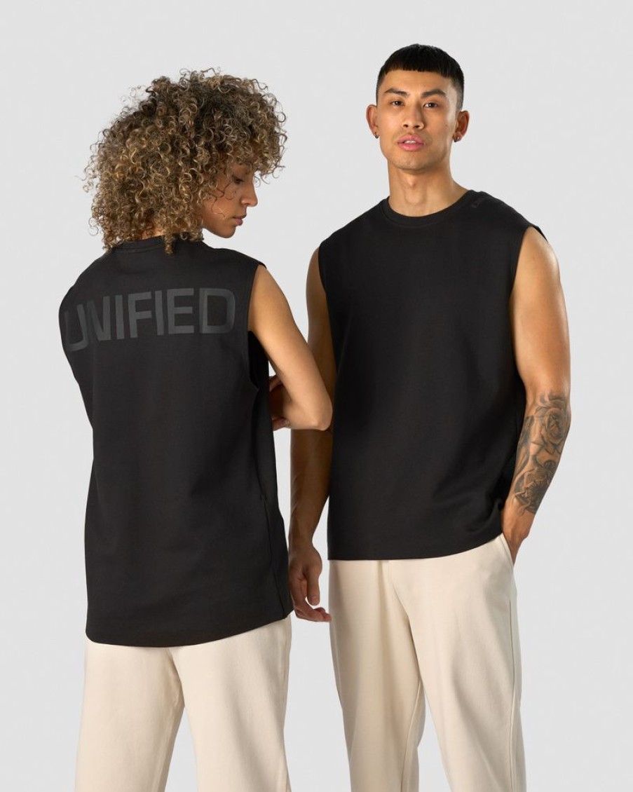 Naiset ICIW Topit | Unified Sleeveless T-Shirt Print Black