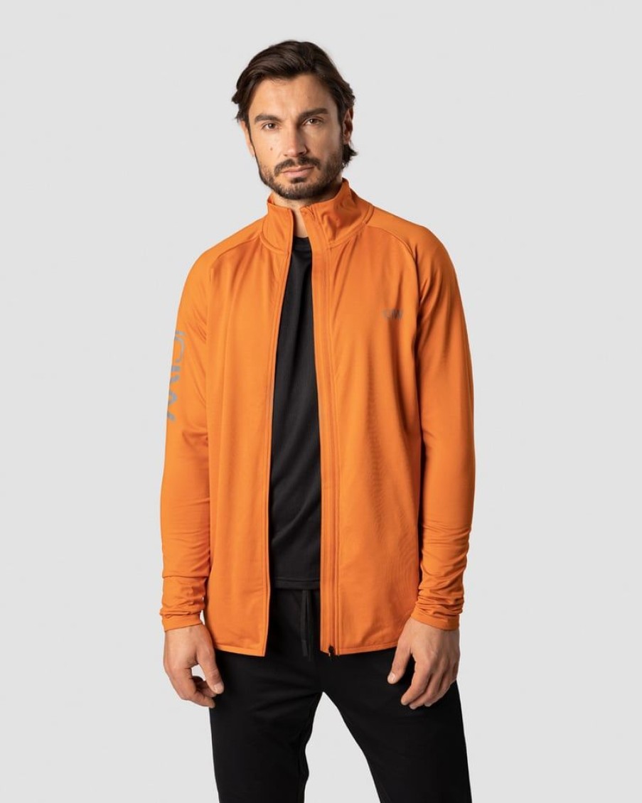 Miehet ICIW Pitkahihaiset Paidat | Ultimate Training Zipper Burnt Orange