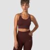 Naiset ICIW Urheiluliivit | Ribbed Define Seamless Sports Bra Warm Brown