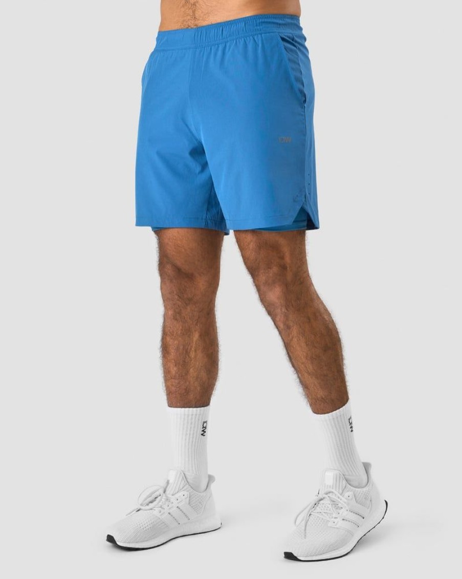 Miehet ICIW Shortsit | Training 2-In-1 Shorts Light Blue