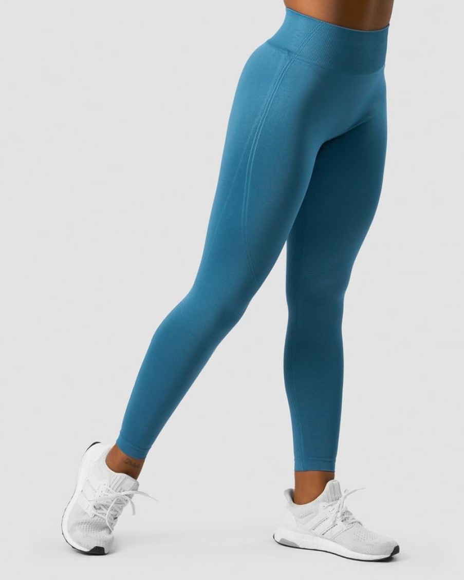 Naiset ICIW Trikoot & Leggingsit | Deluxe Seamless Tights Teal