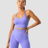 Naiset ICIW Urheiluliivit | Ribbed Define Seamless Sports Bra Dk Lavender