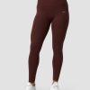 Naiset ICIW Trikoot & Leggingsit | Ribbed Define Seamless Pocket Tights Warm Brown