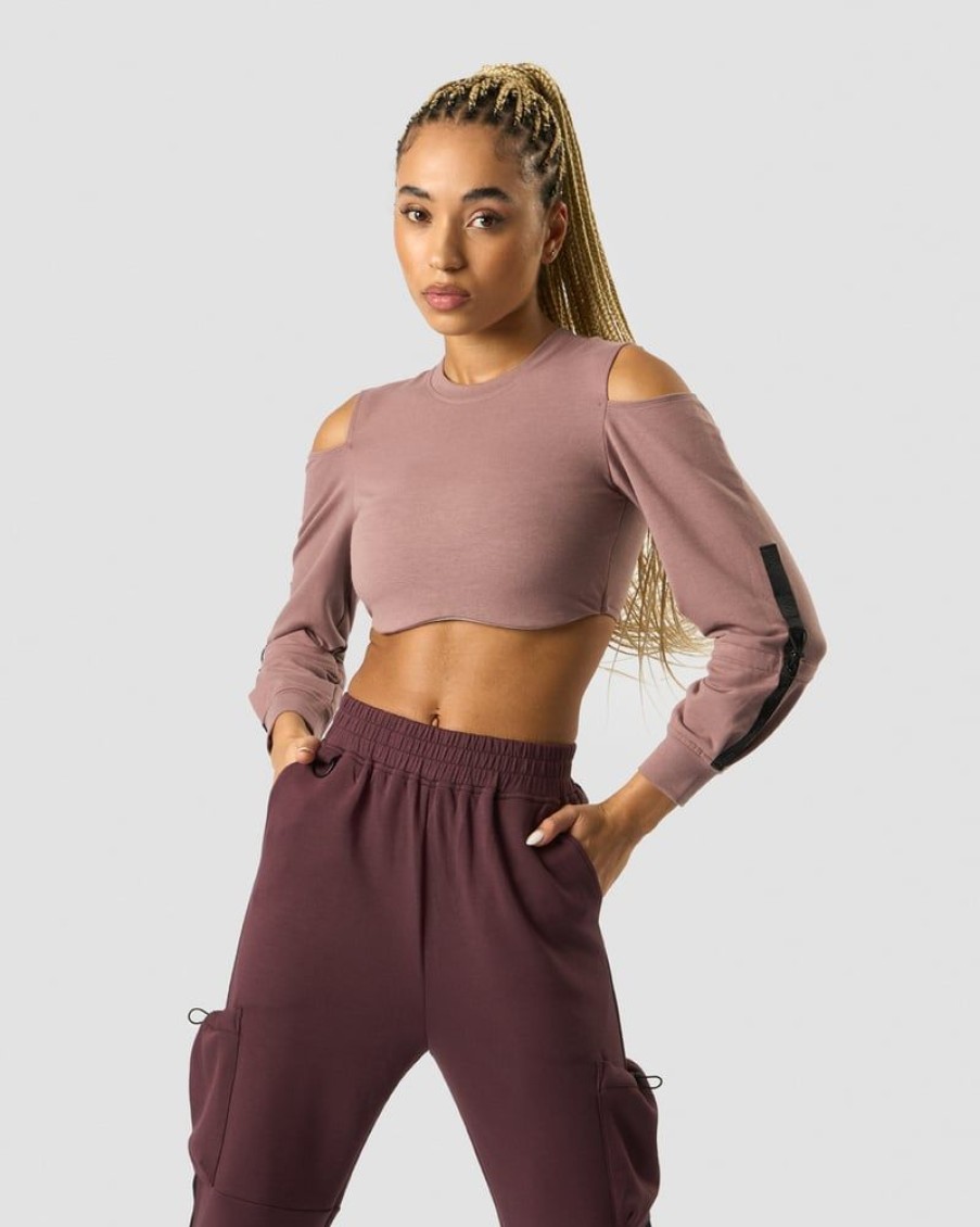 Naiset ICIW Pitkahihaiset Paidat | Stance Cropped Long Sleeve Wmn Light Mauve