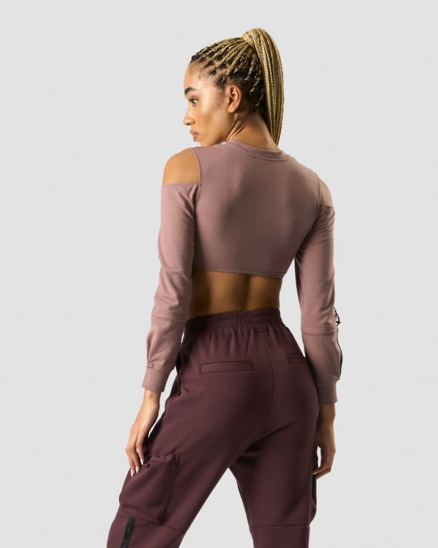 Naiset ICIW Pitkahihaiset Paidat | Stance Cropped Long Sleeve Wmn Light Mauve