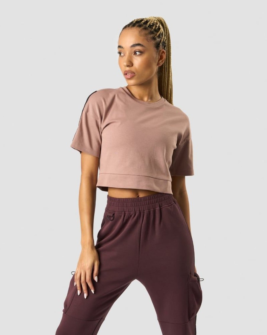 Naiset ICIW T-Paidat | Stance Cropped T-Shirt Wmn Light Mauve