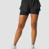 Naiset ICIW Shortsit | Charge 2-In-1 Shorts Wmn Black