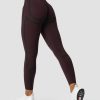 Naiset ICIW Trikoot & Leggingsit | Rush Seamless Tights Burgundy