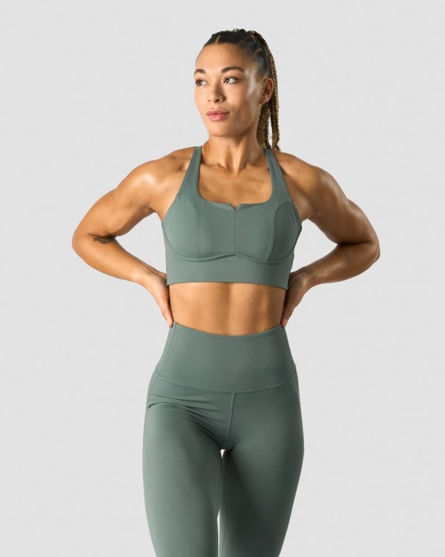 Naiset ICIW Urheiluliivit | Stride Sports Bra Sea Green