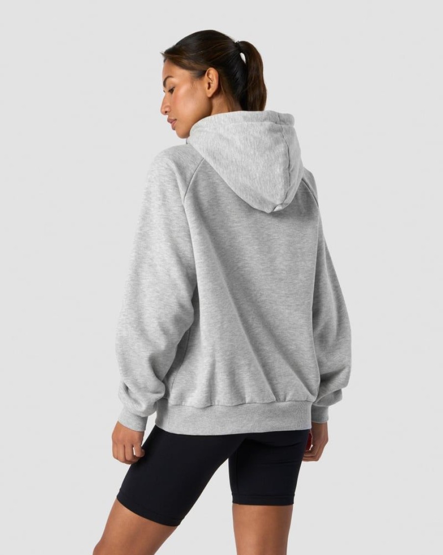 Naiset ICIW Pitkahihaiset Paidat | Everyday Hoodie Wmn Light Grey Melange