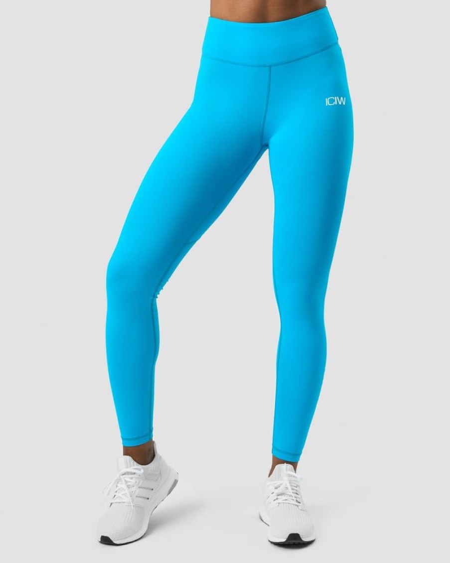 Naiset ICIW Trikoot & Leggingsit | Scrunch V-Shape Tights Blue