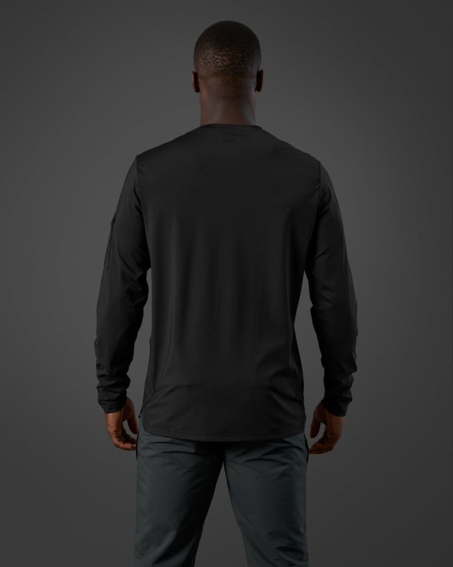 Miehet ICIW Pitkahihaiset Paidat | Reboot Long Sleeve Men Black