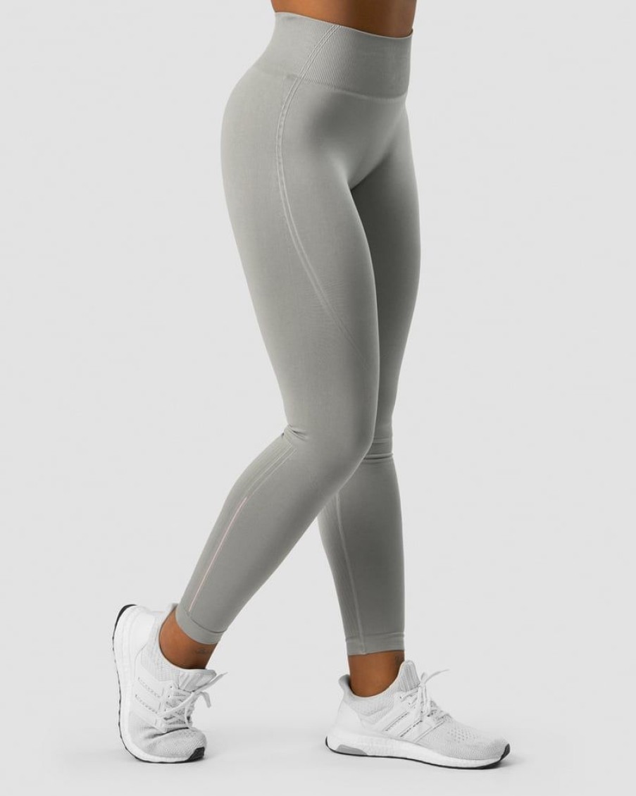 Naiset ICIW Trikoot & Leggingsit | Deluxe Seamless Tights Grey