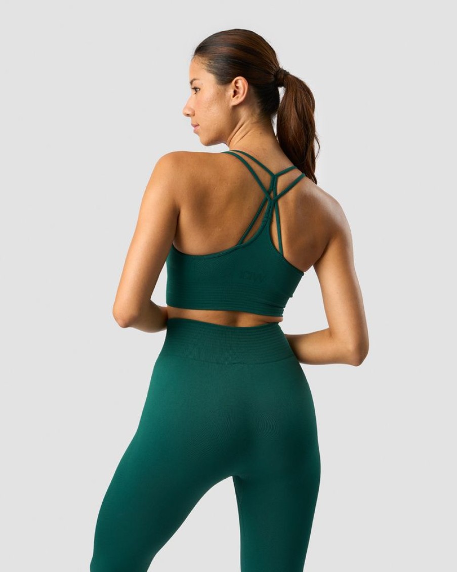 Naiset ICIW Urheiluliivit | Define Seamless Sports Bra Dark Green