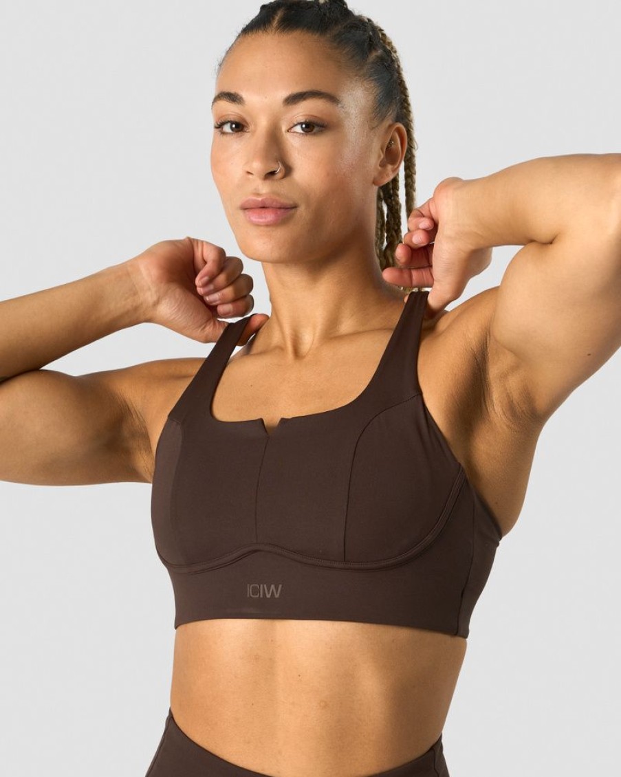 Naiset ICIW Urheiluliivit | Stride Sports Bra Dark Brown