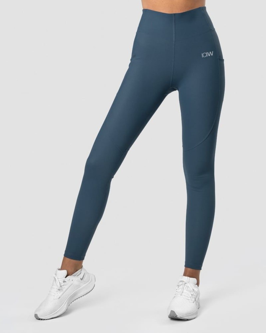 Naiset ICIW Trikoot & Leggingsit | Mercury Compression Tights Wmn Dk Teal