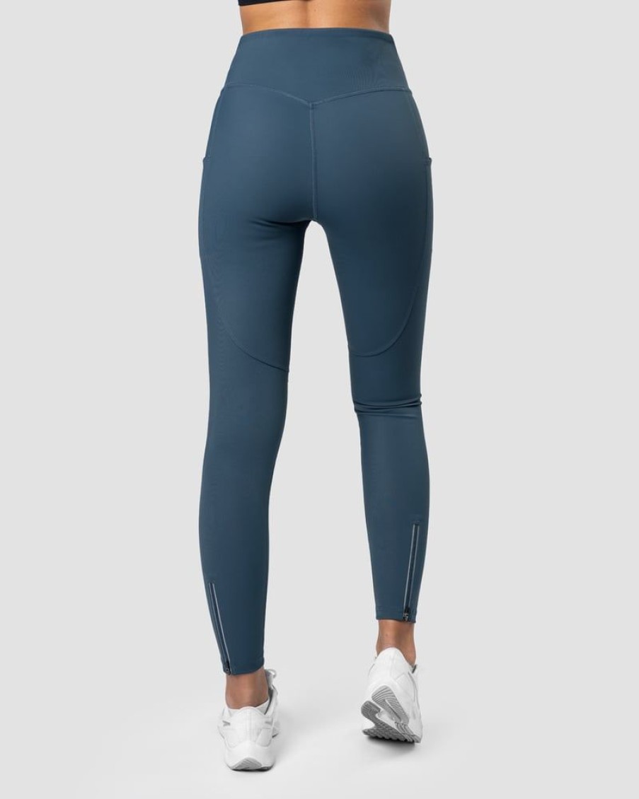 Naiset ICIW Trikoot & Leggingsit | Mercury Compression Tights Wmn Dk Teal